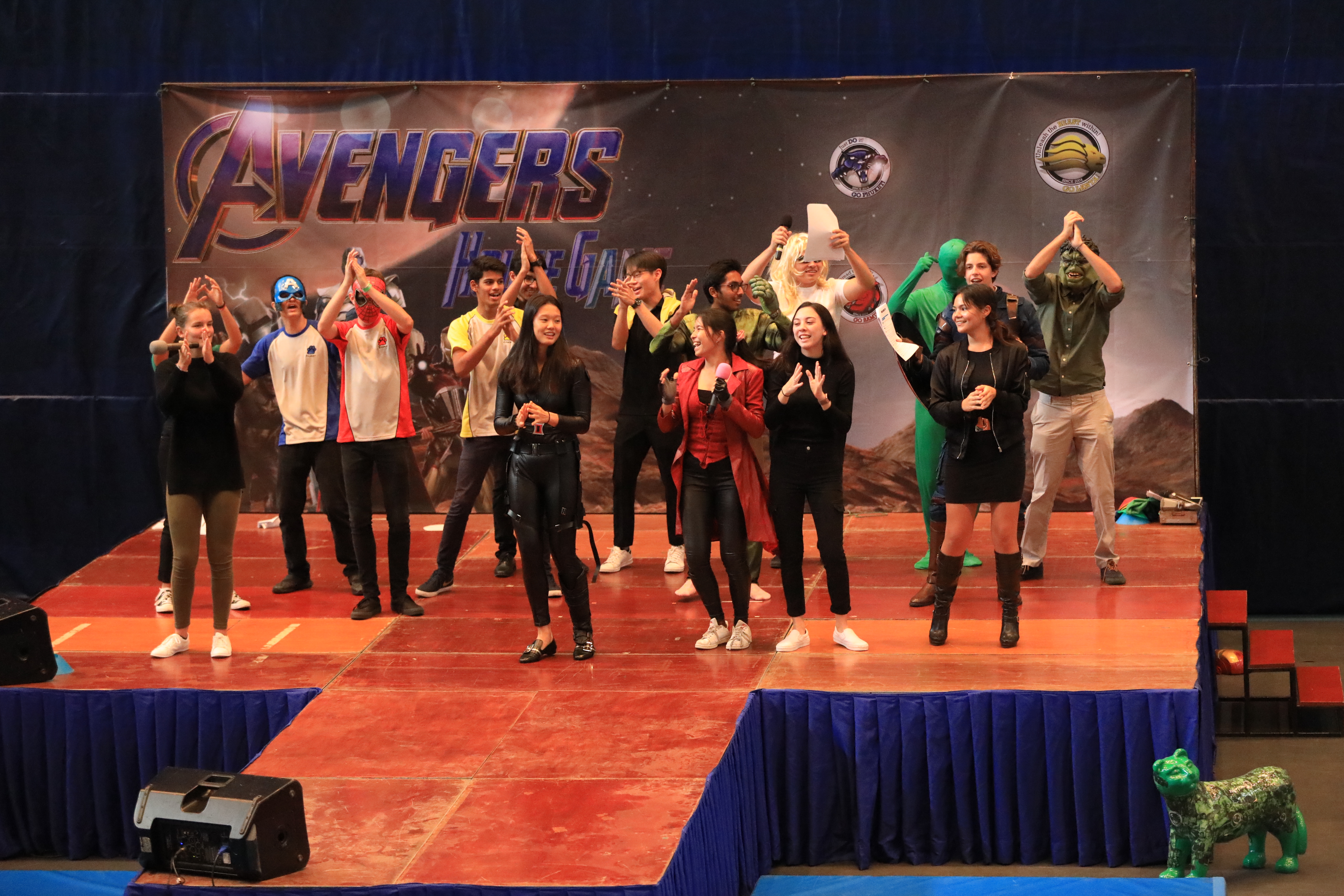 House “Avengers” Take on Thanos at Assembly