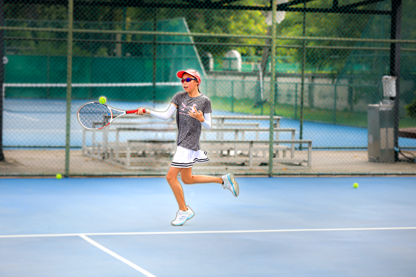 Summer Camp Hones Tennis Players’ Skills