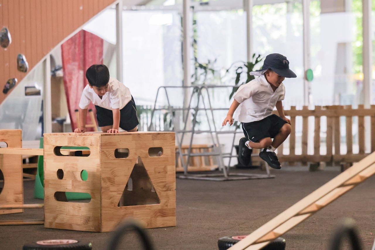 Encouraging Risky Play Through Our New Loose-Parts Equipment in Foundation Stage